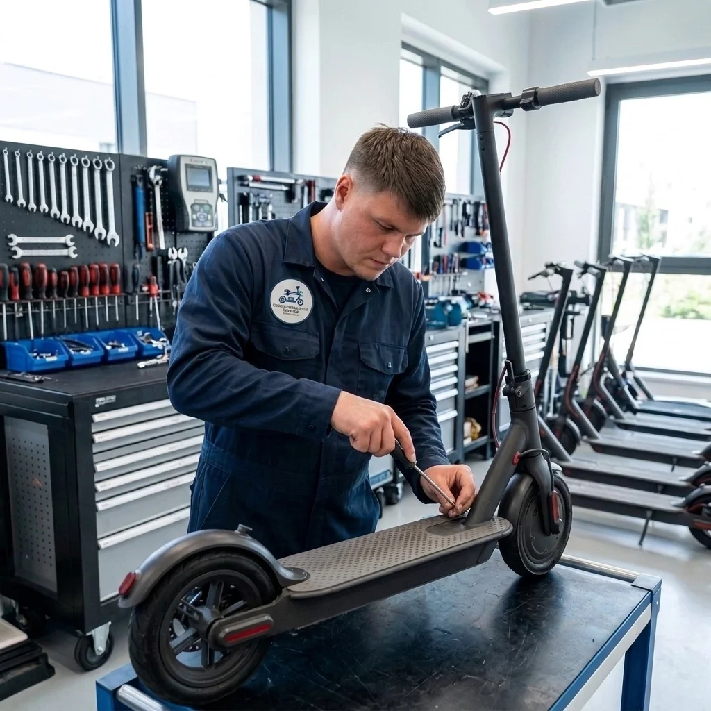 Laga elsparkcykel felsökning och elektronikdiagnostik