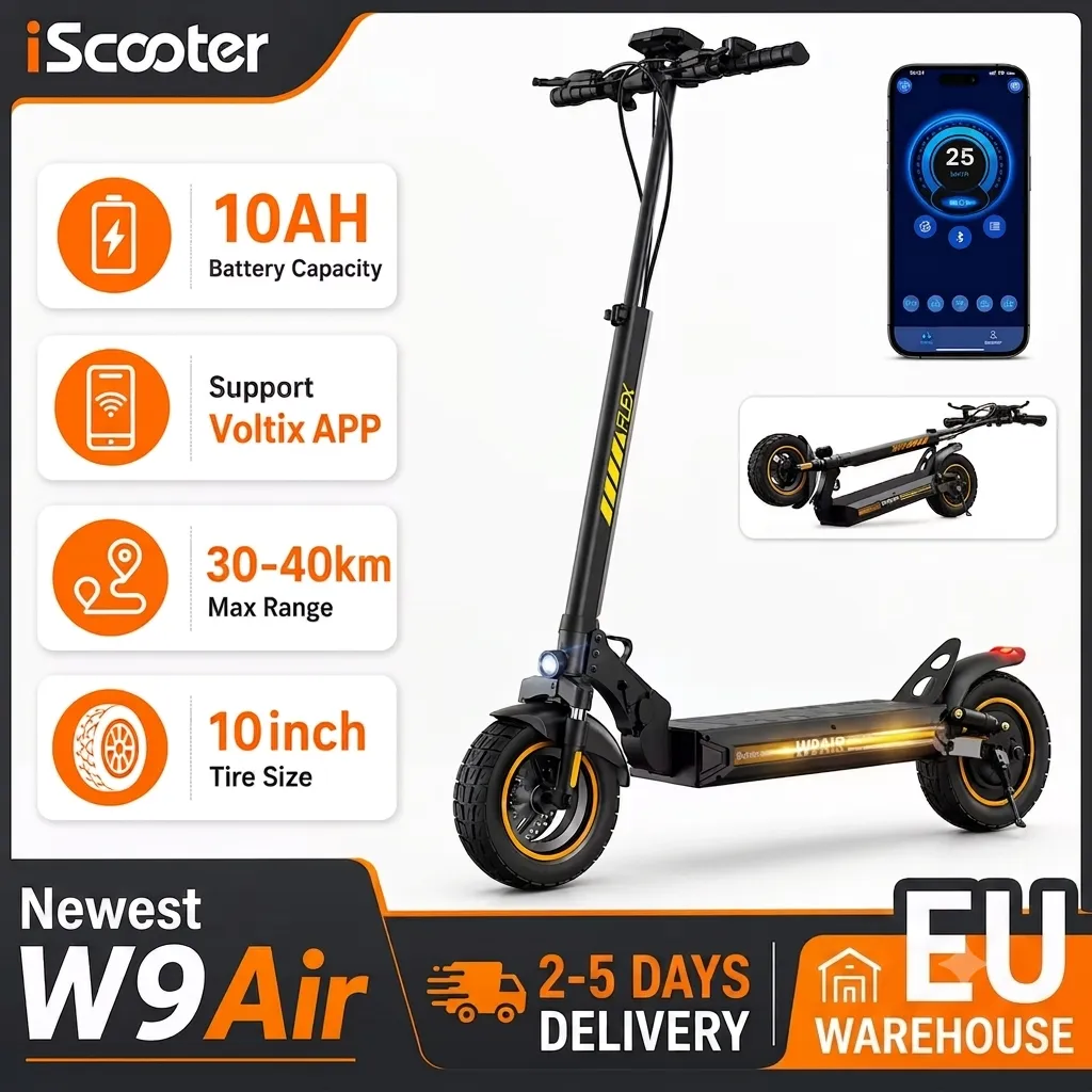 iScooter W9Air elsparkcykel vuxen